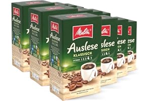 Melitta caffè tostato macinato, caffè, vollmundig Filtro e temperamentvoll, potente röstgrad, spessore 4, selezione classico, 12 x 500 g
