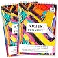 Paper Plane Design Artist Sketch Book 100 Pages (50 Sheets) Perforated 140 GSM Craft Book (Orange, A5 Pack of 2)