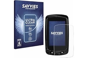 savvies Protector Pantalla para Garmin Edge 810 6 Unidades - Película Ultra Transparente