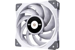 Thermaltake TOUGHFAN 12 White High Static Pressure Radiator Fan (Single Fan Pack) | low noise PC Fan | Case Fan | white