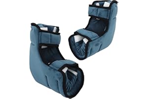 JUOPZKENN Lot de 2 protège-talons, coussin de protection anti-escarres, coussin de protection réglable pour soulager la douleur pour personnes âgées alitées, coussin de pression pour lit, fauteuil roulant
