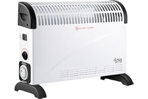 DONYER POWER Convector Radiator Heater with 24-HR Timer/Electrical/Room Heating/Oil-Free Radiator