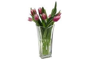 Bormioli Rocco Italian glass “Vinciana” flower vase