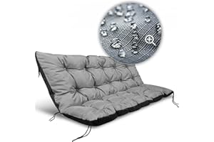 beeco STORE Palettenkissen Set (120x80 + 120x40, Grau) - Europaletten Auflagen, Palettenkissen Wasserdicht - Paletten Kissen, Palettenkissen Outdoor - Paletten Polster, Europaletten Sitzkissen