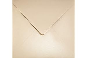 Netuno 100 buste quadrate nude perlato 153x 153 mm 120g Aster Metallic Nude Powder buste perlate colorate buste perlescenti per Natale compleanno matrimonio Pasqua buste belle madreperla