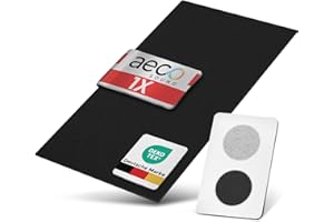 Aeco Sound® - Selbstklebender Wandschutz aus Filz, 9mm extra stark, 1-3 Stück, je 118x59cm, Wandverkleidung, Garagen-Wandschutz, Auto-Türkantenschutz, Wand-Paneele, Polsterung, Schall-Isolierung