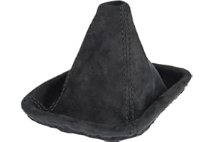 L & P Car Design L&P A0094 Schaltsack Schaltmanschette kompatibel mit BMW 3er e46 weiche Microfaser Schwarz Naht Schwarz