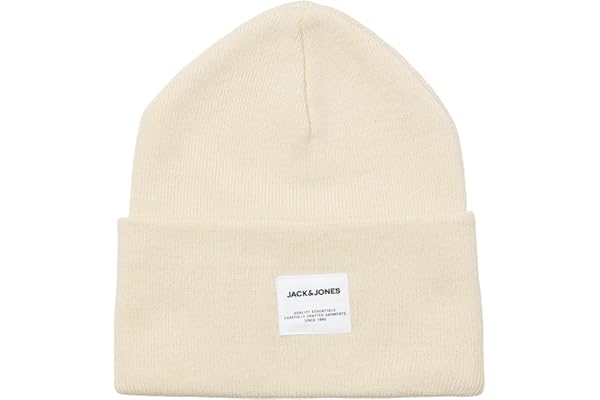 JACK & JONES Jaclong Knit Beanie - Gorro de Punto Hombre