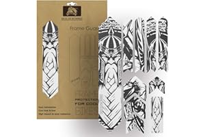 HUIOP bicycle frame guard, Bike Frame Sticker Mountain Bike Scratch Resistant Frame Protector Removable Sticker Road Bicycle Frame Adhesive Guard Cover