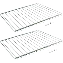 Spares2go Verstellbares Ofenregal – Ausziehbar Für Kleine Öfen/Herde (Breite 26–40 Cm, Tiefe 30 Cm)