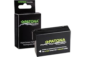 PATONA Premium Batteria LP-E8 Compatibile con Canon EOS 600D 650D 700D, Rebel T4i T5i