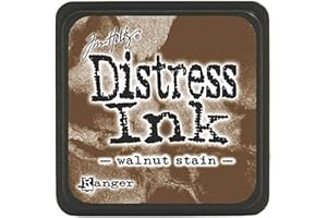 Ranger Mini Stempelkissen, Farbe: Gealtertes Mahagoni Walnut Stain, Braun, c1