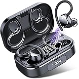[2021 Enhancement] Coioc Wireless Headphones, Bluetooth Headphones 120Hrs Playtime with 2600mAh Charging Case, Enhances Bass,