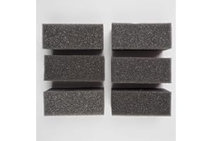 Cosmic Shimmer Creative Expressions Sponge Applicator, Black, 6 Pack