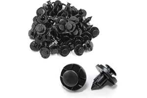 LEPEVNEY Bumper Rivet Front Bumper Clips for Nissan 8mm Hole Retainer Clips Rivets Flaps Bumper Fender Push Clips 50 Pcs