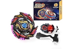 Hozuumo Bey Arena Blade Burst Turbo Set, 4D Metall Fusion Kampf Kreisel, Mit Battling Top B-184 Launcher,Geschenk-Sets für Kinder (B-170-01)