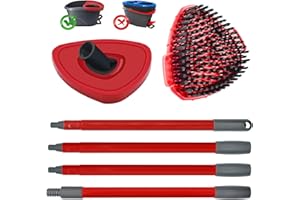 HEZANE Cabezal de Fregona de Recambio Compatible con Vileda Turbo Spin Mop EasyWring 2-en-1, Cubierta Triangular Giratoria para Cabezal de Fregona, Recambio para Accesorios de Fregona de Escurrido