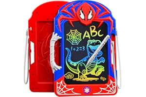 Kidluna Tavoletta Grafica con Penna Rete & Impugnatura, Lavagna Cancellabile Portatile, Spider Giocattoli Regalo Compleanno per 3-12 ragazzi, Giochi Educativi Giocattolo Bambino 3 4 5 6 7 8 9 10 Anni