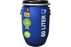 TÄSLER - INDUSTRIEVERPACKUNGEN PE- Spannring Deckelfass 60 Liter mit UN-X Gefahrgutzulassung