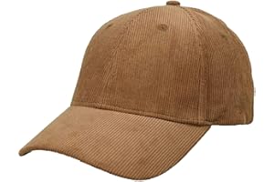 Melegari Berretto Baseball di Velluto a Costa fine, Peter | Puro Cotone | Taglia Unica Regolabile | Autunno Inverno | Uomo/Donna