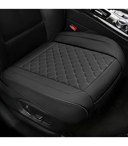 HONCENMAX Soft Car Seat Cover, Plush Cushion Pad Mat Protector For Auto, Universal For Sedan Hatchback SUV, Car Interior Accessories - Rear Seat