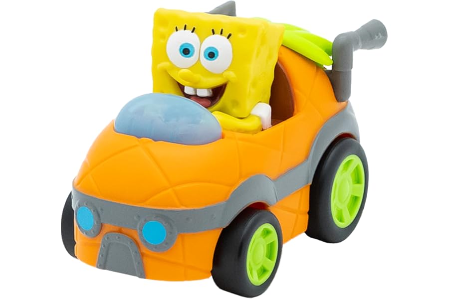 SpongeBob SquarePants Bikini Bottom Boaters Rev Up Racers with Spongebob and Patrick, Ages 3+, Gelb
