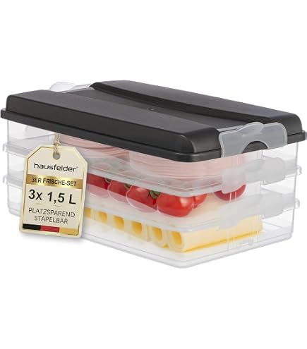 fleisch in tupperware aufbewahrung Cool´n Fresh Set 3x 790ml lachs Wurstbehälter Kühlschrank (inkl. China-Löffel) Küche, Haushalt & Wohnen Sets:1x TROFAST Aufbewahrung mit Boxen, Dutch Mood Store and serve small