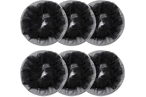 Teegxddy 6 PCS redecilla moño ballet niña redecilla moño redecillas para moños redecilla pelo para dormir redecilla moño redecilla moño ballet niña accesorio para moño accesorios ballet pelo