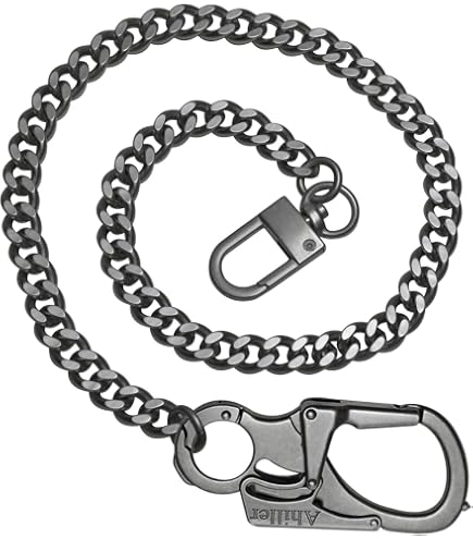 Catena Da Uomo In Acciaio Inox Per Pantaloni E Portafoglio | Stile Punk Con Gancio Personalizzato | Pratica Per Jeans E Chiavi | Colore Marrone, Decorativa E Resistente