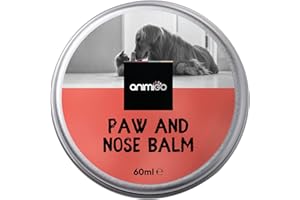 ANIMIGO Naturalny balsam do łap i nosa dla psów i kotów – 60 ml – kokos, oliwa z oliwek i wit. E – bezpieczny do lizania, bez parabenów, siarczanów – koi, nawilża, idealny dla wszystkich ras