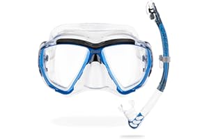 ‎CRESSI CRESSI Big Eyes - Einzelne Maske Big Eyes oder Combo Set Maske + Schnorchel UD zum Tauchen und Schnorcheln, Einheitsgröße, Erwachsene