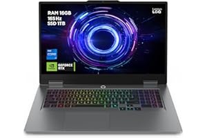 ‎LENOVO Lenovo LOQ Gaming AI Laptop | 17.3" Full HD 165Hz Display | NVIDIA GeForce RTX 5070 | Intel Core i7-14700HX | 16GB RAM | 1TB SSD | Win11 | QWERTZ | 24-Zonen-RGB-Tastatur | Grau | 3 Monate GamePass
