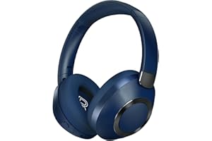 REBOCICO Wireless Bluetooth Headphones , 100H Playtime Active Noise Cancelling Headphone, Bluetooth Headphones with Microphone, Wireless Headphones with Deep Bass, Over-Ear Headphones with Fast Charging
