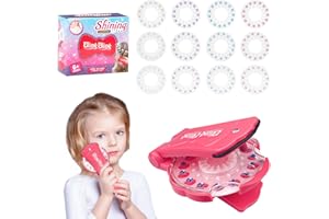 Magrimaxio Machine à Strass pour Cheveux, Hair Bedazzler Kit avec 180 Gemmes Décoratives Multicolore, Kit de Bijoux de Jouets Créatifs, Machine Strass pour Patchs de Cheveux Tressés Chaussures Sacs