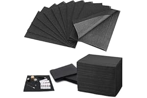 Schwarze Dental lätzchen - TONBAO 125 Stück Einweg Wasserdichte Tattoo Lätzchen 45.5 * 33cm Premium Tattoo Tischdecke Clean Pad Tattoo Supplies