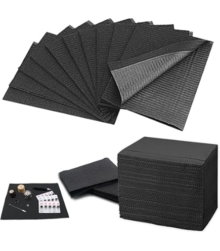 50 Bavaglini Dentali Usa E Getta Impermeabili - 45x33cm Per Tatuaggi, Estetica E Cure Mediche - Foto 2