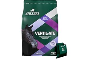 SPILLERS Ventil-ate Horse Supplement (3kg) Respiratory Supplement for Horses and Ponies Stabled for Long Periods, Traveling or on Box Rest - 30 Day Supply Horse Supplements