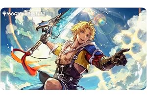 Ultra PRO - Final Fantasy x Universes Beyond Tidus (Commander) Playmat for Magic: The Gathering | Card Game Playmat, Final Fantasy Collectibles, Desk Mat Mousepad