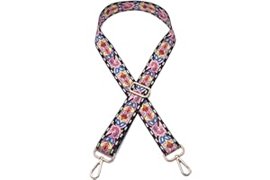 ZOUIQSS Tracolla larga ，Cintura di ricambio regolabile Tracolla per borsa in tela per chitarra a tracolla