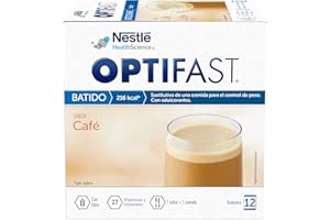 Optifast Batido Café, envase de 12 sobres x 53 gr