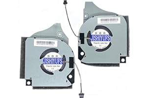 JISHIYUFS New CPU+GPU Cooling Fan for Dell G7-7590 G7-7790 G7 7590 7790 G5 5590 7590 P82F Series 006KT2+0C04TH DFSCK221151811 FL1J DFSCK22105 1821 FM0C 12V 1A Fan