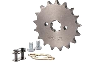 ‎GOOFIT GOOFIT 420 17 T 17mm Motorrad Motor Kettenritzel Kettenräder Ritzel kleines Kettenrad Ersatz für 50cc 70cc 90cc 110cc Motorcycle Dirtbike ATV Quad