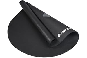 FEECCO FITNESS FEECCO Jump Rope Mat, High-Density PVC Skipping Rope Mat, Ultra-Thick for Super Comfort
