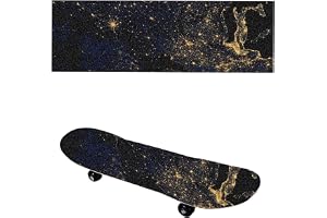 Floatdream Skateboard grepptejp, skateboard sandpapper, premium halkfritt beläggning, hög halkfri för longboards, stuntskrids