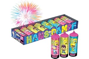 PYROHELD XXL Jugendspaß Set Hans Dampf - 8 Teilig Tischspaß für Partys & Silvester Kat. F1 für Jugendlichen & Kinder 2026 (Hans Dampf)