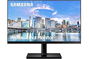 Samsung LF24T452FQRXEN - Monitor 24" FullHD (1920x1080, IPS, ajustable en altura e inclinación, Eye Saver, Flicker free, 16:9, 60Hz, 4ms, HDMI, VGA) Negro