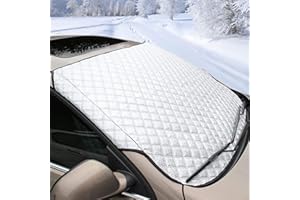 AHEJIOO Windschutzscheibenabdeckung Winter Frostschutz, Auto Frontscheibenabdeckung, Autoscheibenabdeckung Winter für PKW SUV, 150 x 100cm
