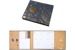 Grupo Erik - Set Bloc Notes Semainier Astral | Planner Hebdomadaire, Notes Adhésives| Papeterie de Bureau, Fournitures Scolaires, Organisateur de bureau