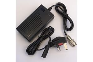 Leisure Pursuits Golf Battery Charger Pro Rider ALSO FITS Fazer, Headway Pro, Stowamatic 3a Chrome Connector