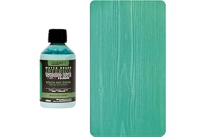 Littlefair's Teinte Bois 250ml - Teinture Bois Écologique À Base D'Eau et Sûre - Lasure Bois Intérieur à Séchage Rapide - Peinture Lasure pour Bois Nettoyage Facile - Couleur:Cabane de plage verte